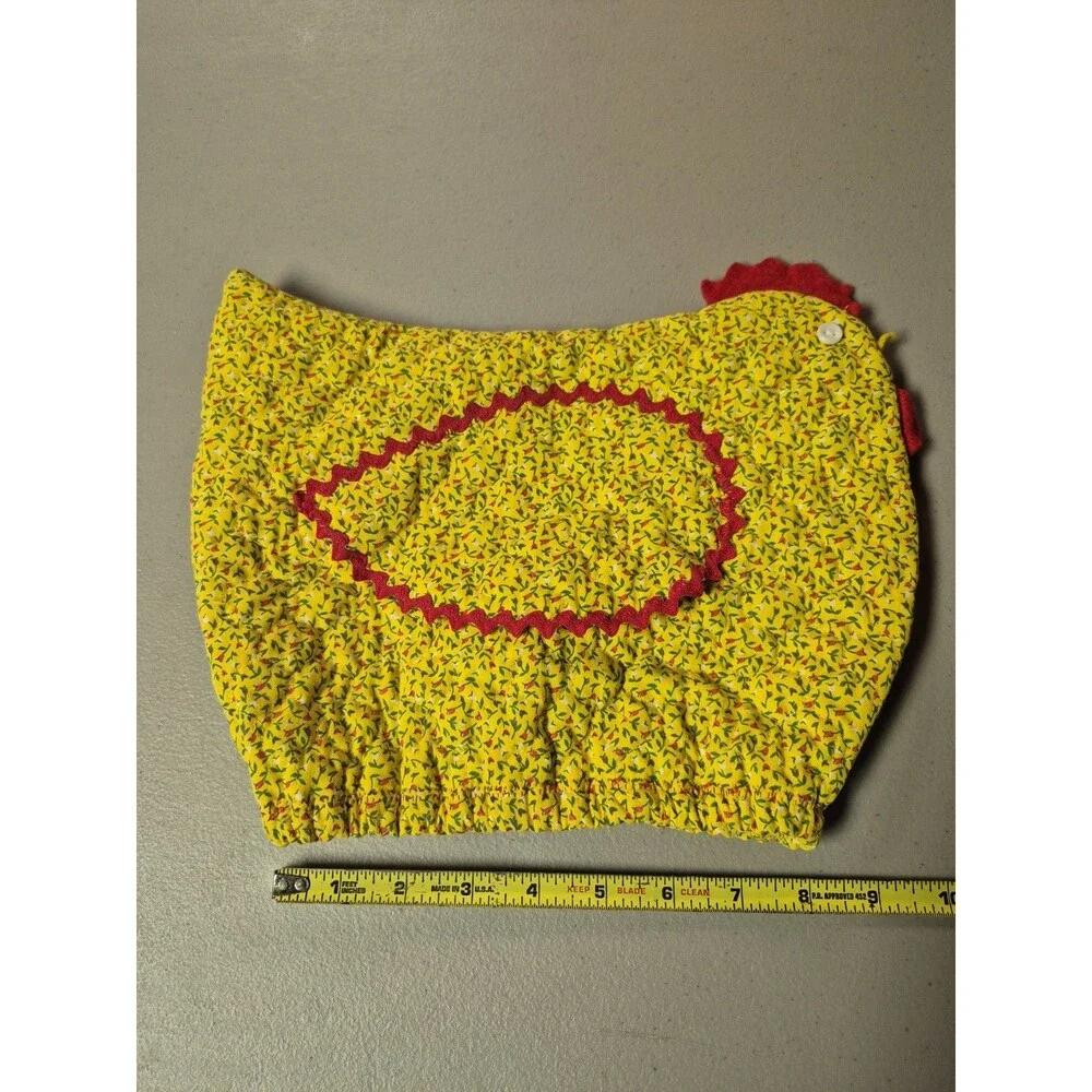Vintage Hand Sewn Cottage Core Grandma Chicken Toaster Cover